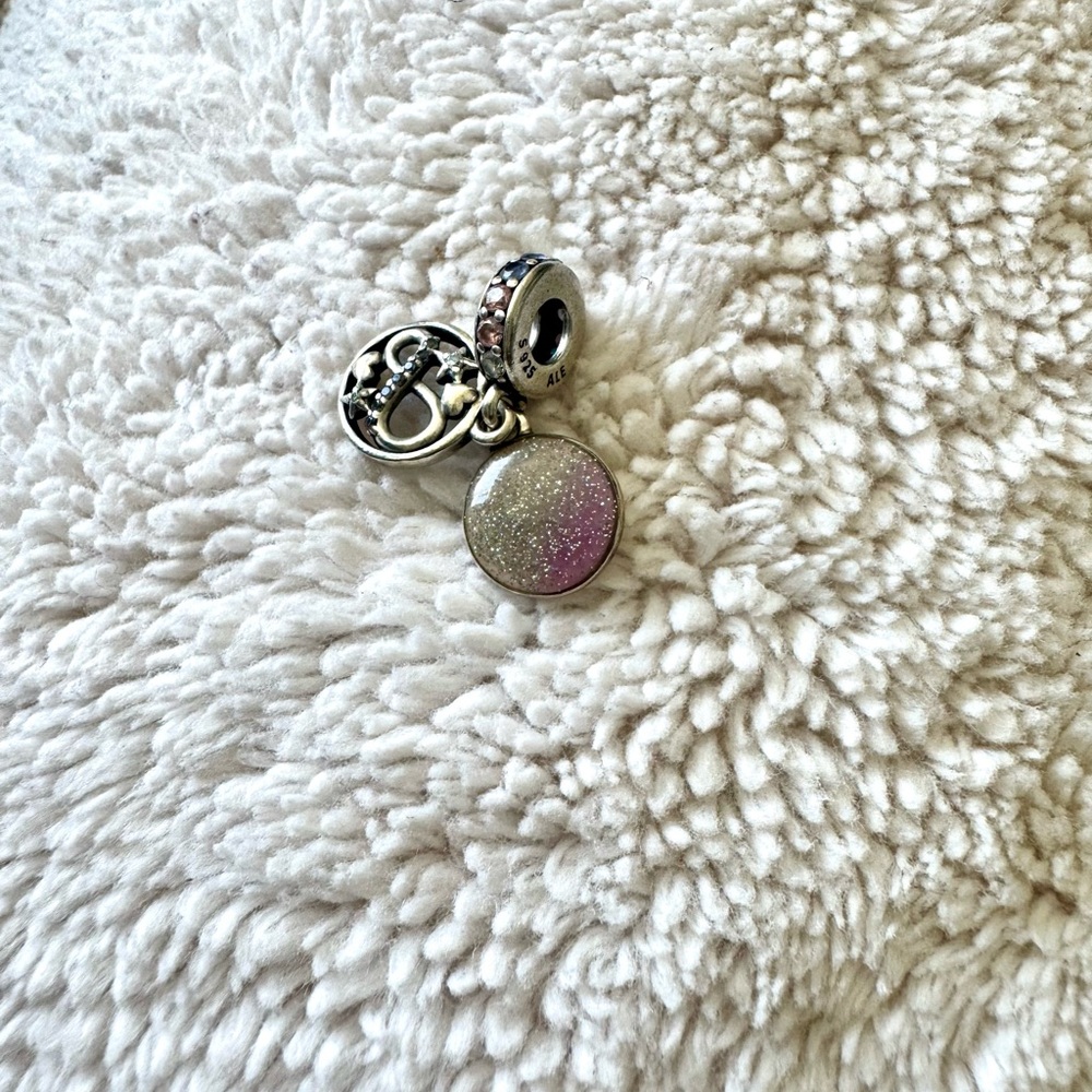 Authentic Pandora Sparkle Galaxy Infinity Dangle Charm